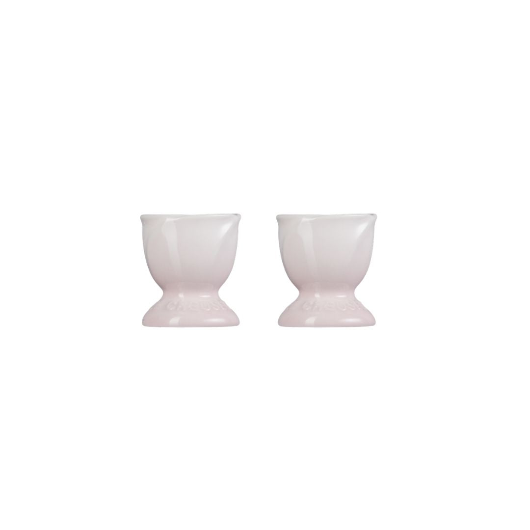 Le Creuset Stoneware Jardin Set of 2 Egg Cups | Meringue