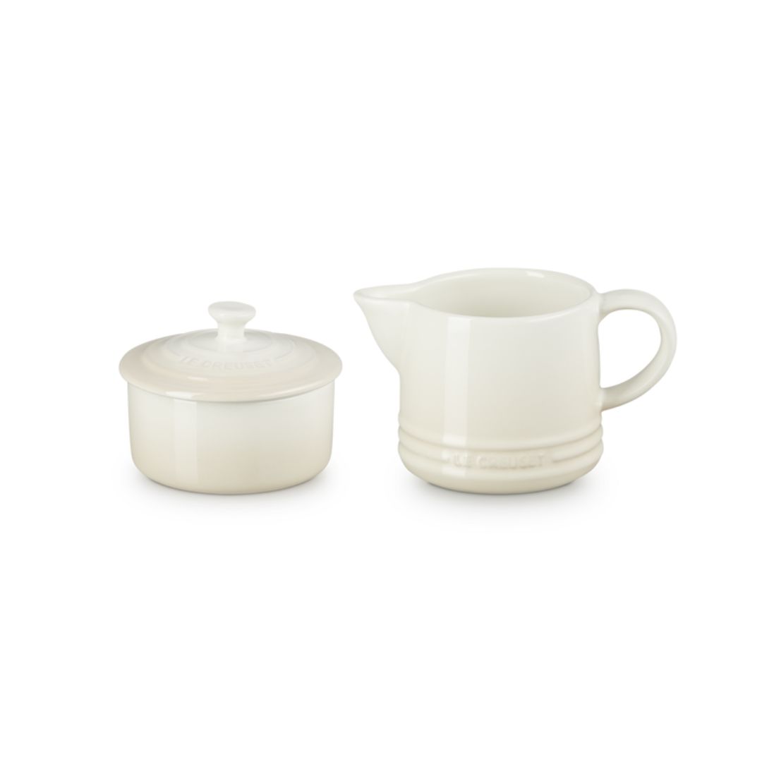 LE CREUSET MILK & SUGAR SET | MERINGUE