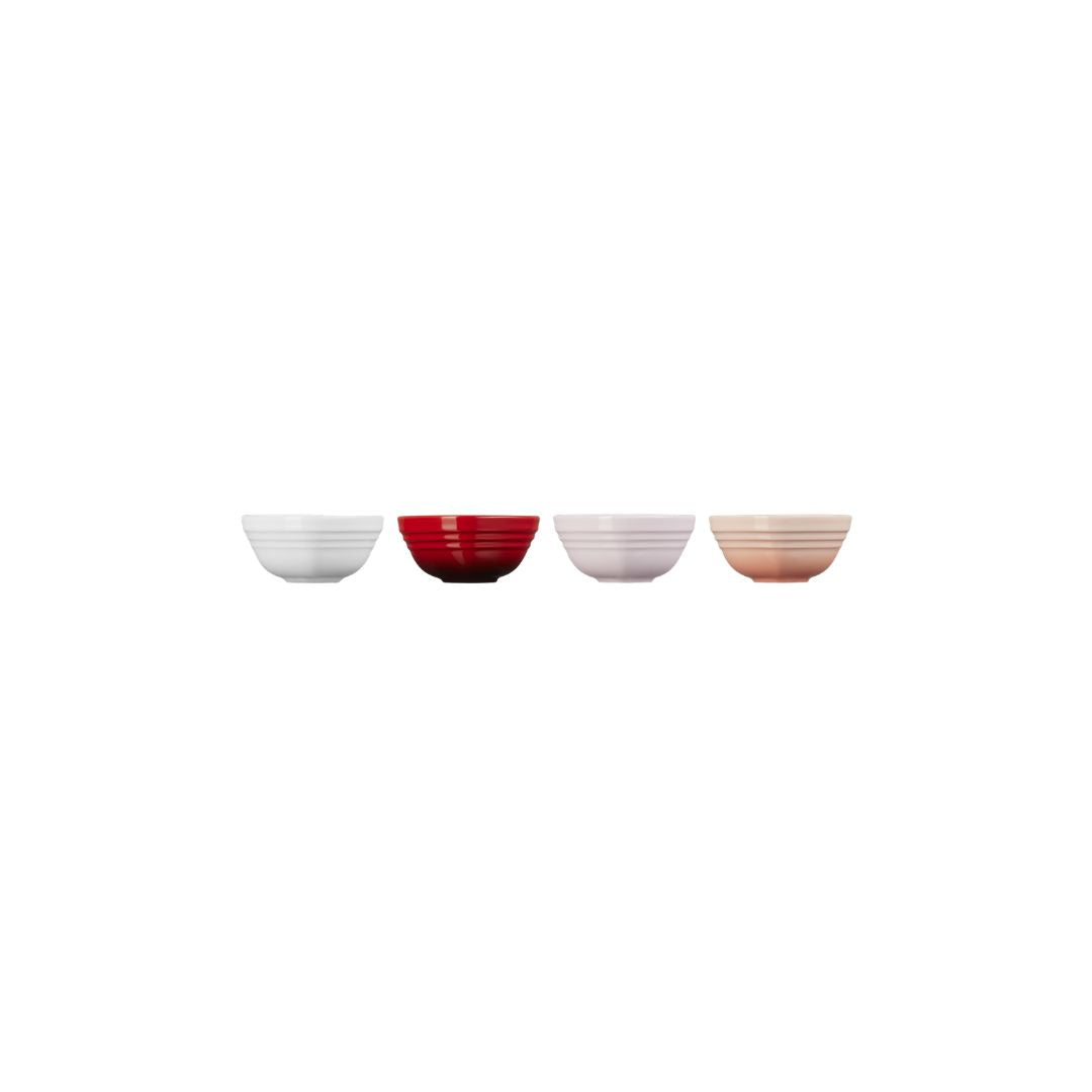 Le Creuset Stoneware Set of 4 Mini Heart Bowls
