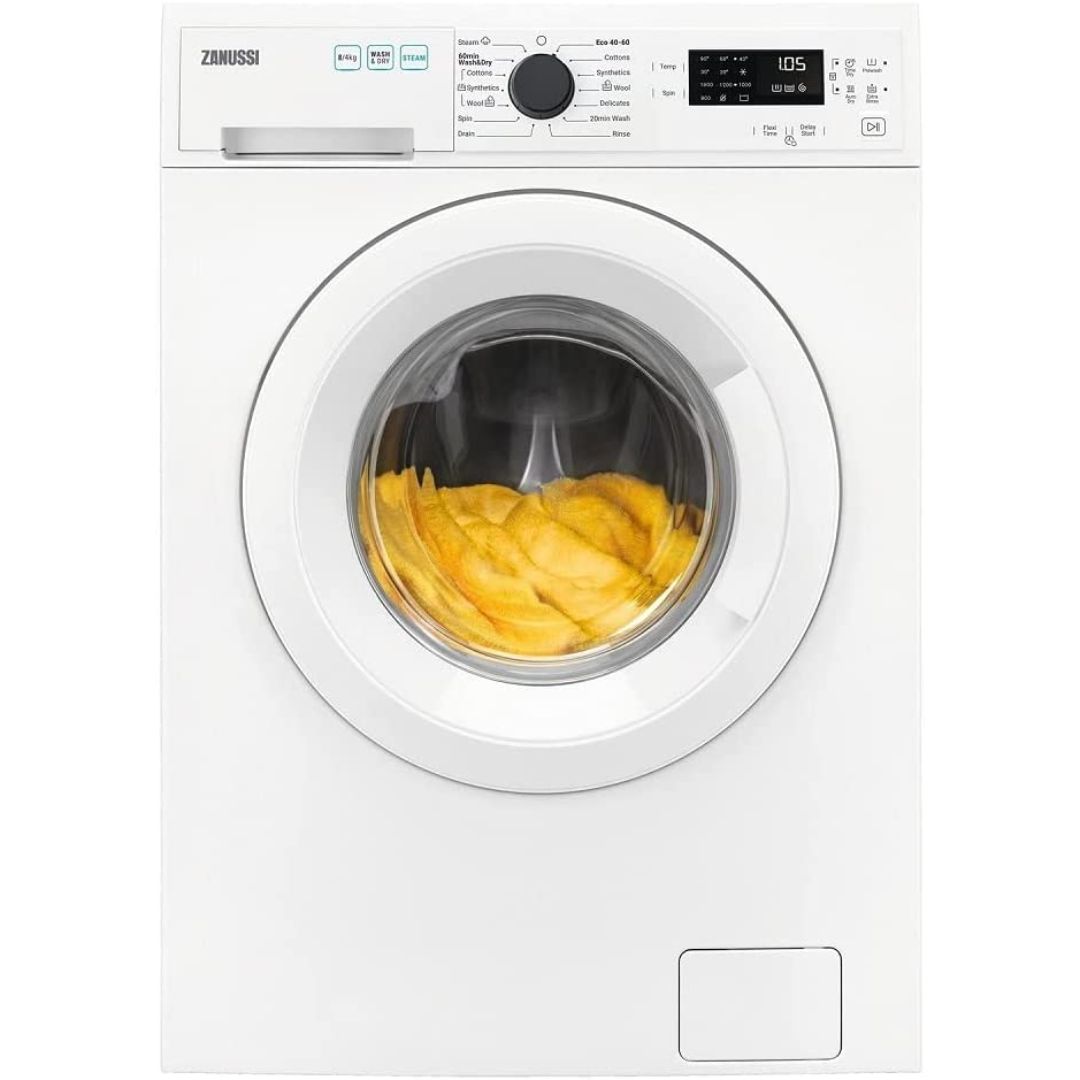 ZANUSSI ZWD86NB4PW WASHER DRYER 8KG WASH4KG DRYINVERTER MOTOR