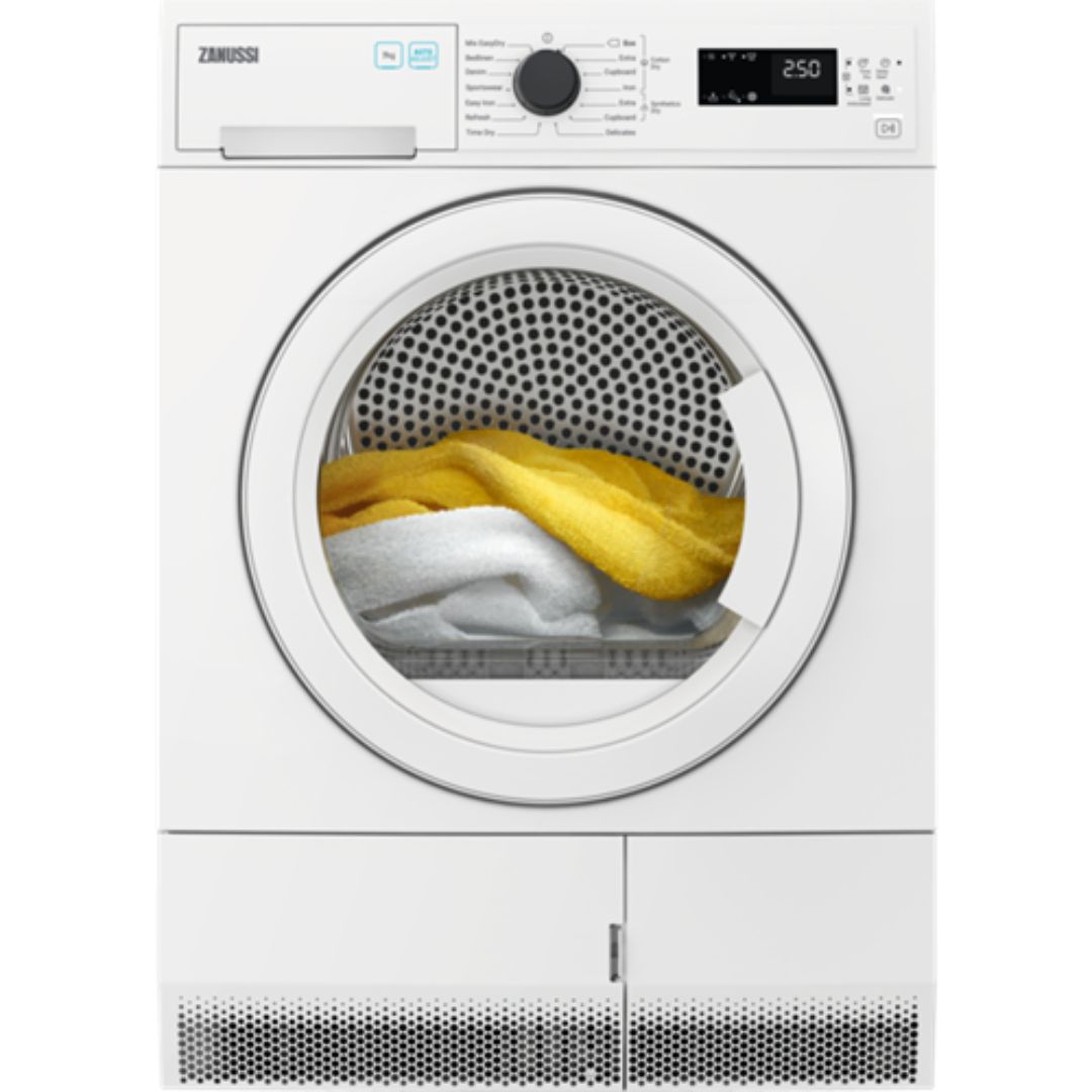 ZANUSSI ZDC72B4PW 7KG CONDENSER DRYER