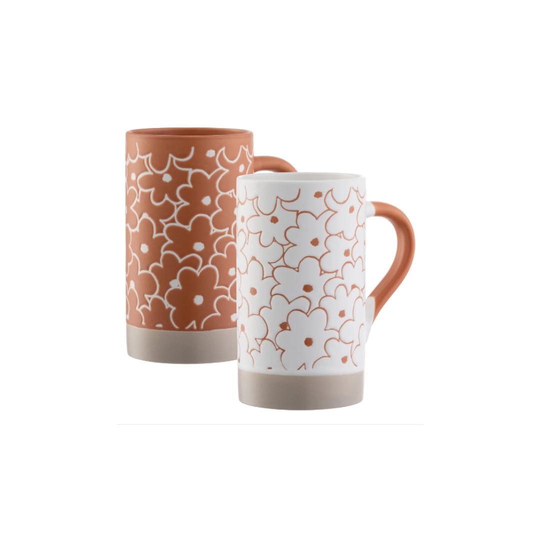Belleek Living Daisy Tall Mugs Set of 2