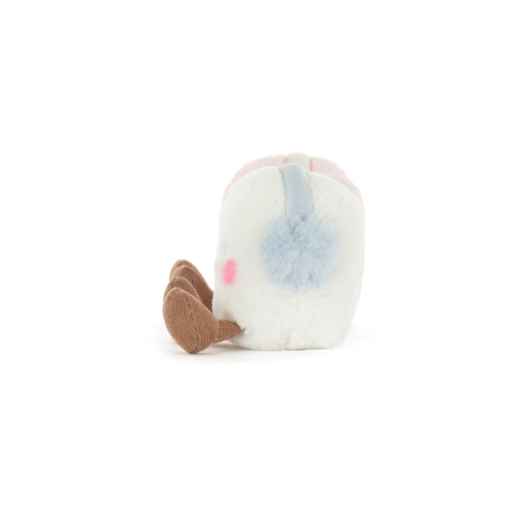 Jellycat Amuseables Toastie Pink and White Marshmallows