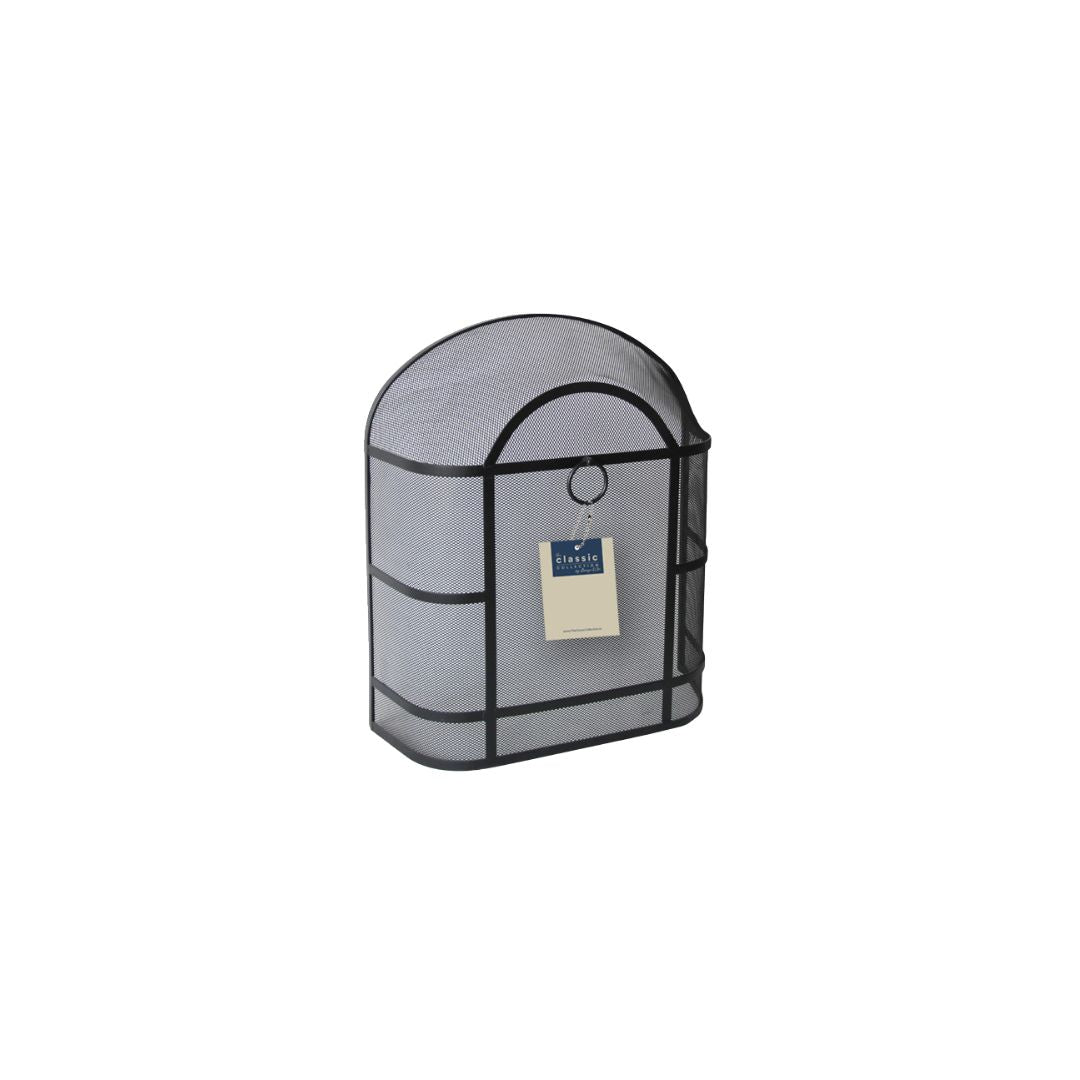 Premium Dome Fire Guard Black 71 x 61cm