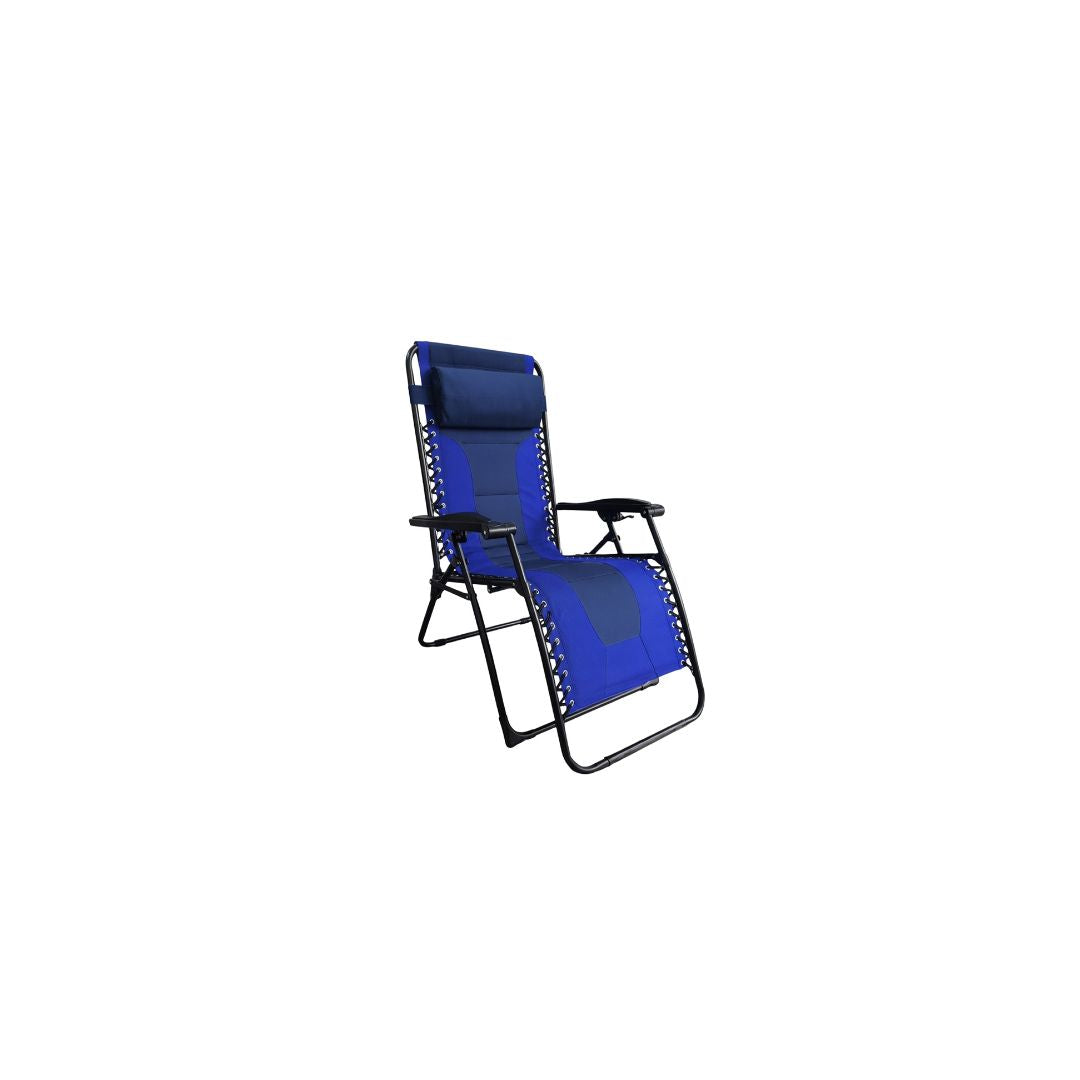 Padded Zero Gravity Chair | Navy & Blue