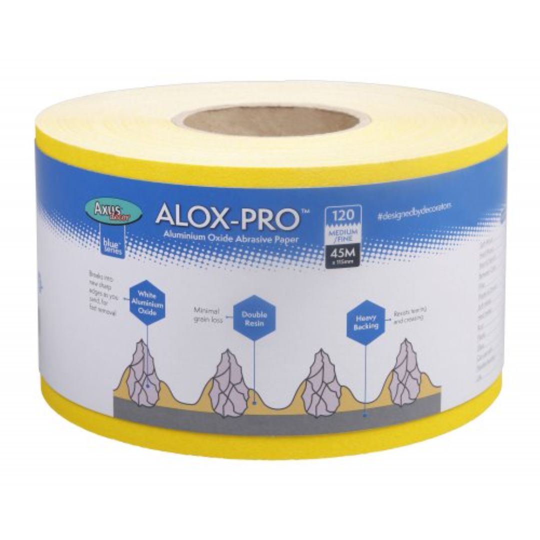 AXUS ALOX PAPER 5MTRX115MM GRIT 120