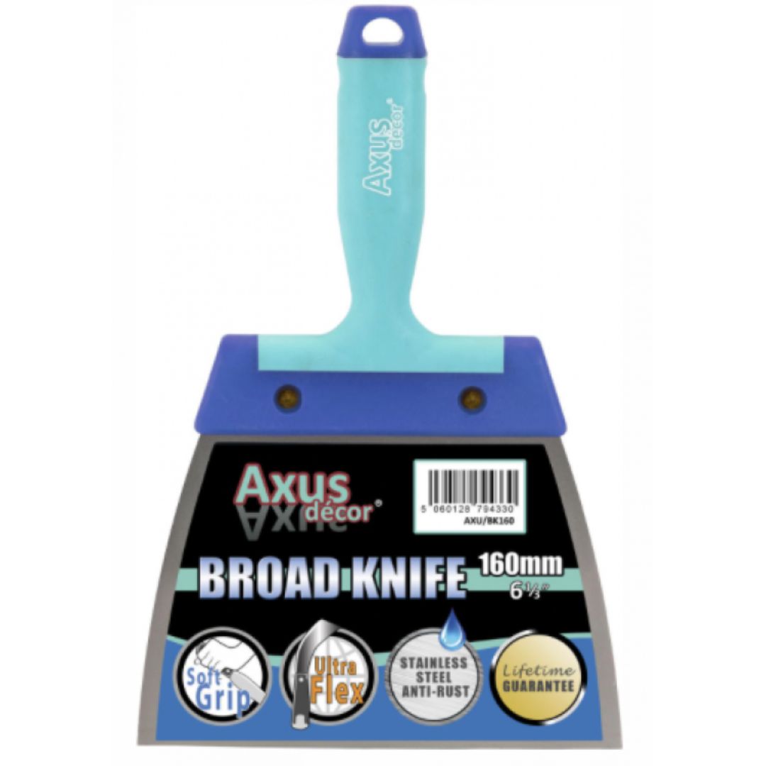 AXUS BROAD KNIFE (BLUE) 160MM