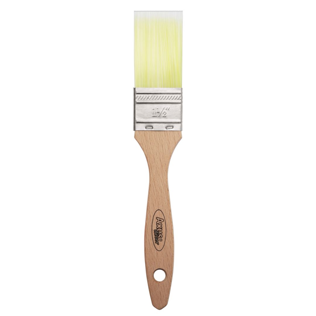 AXUS WOOD FINISHING BRUSH 1.5" (38MM) LIME SERIES