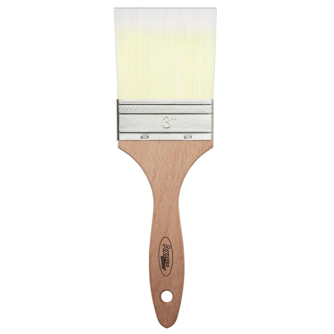 AXUS WOOD FINISHING BRUSH 3" (76MM) LIME SERIES