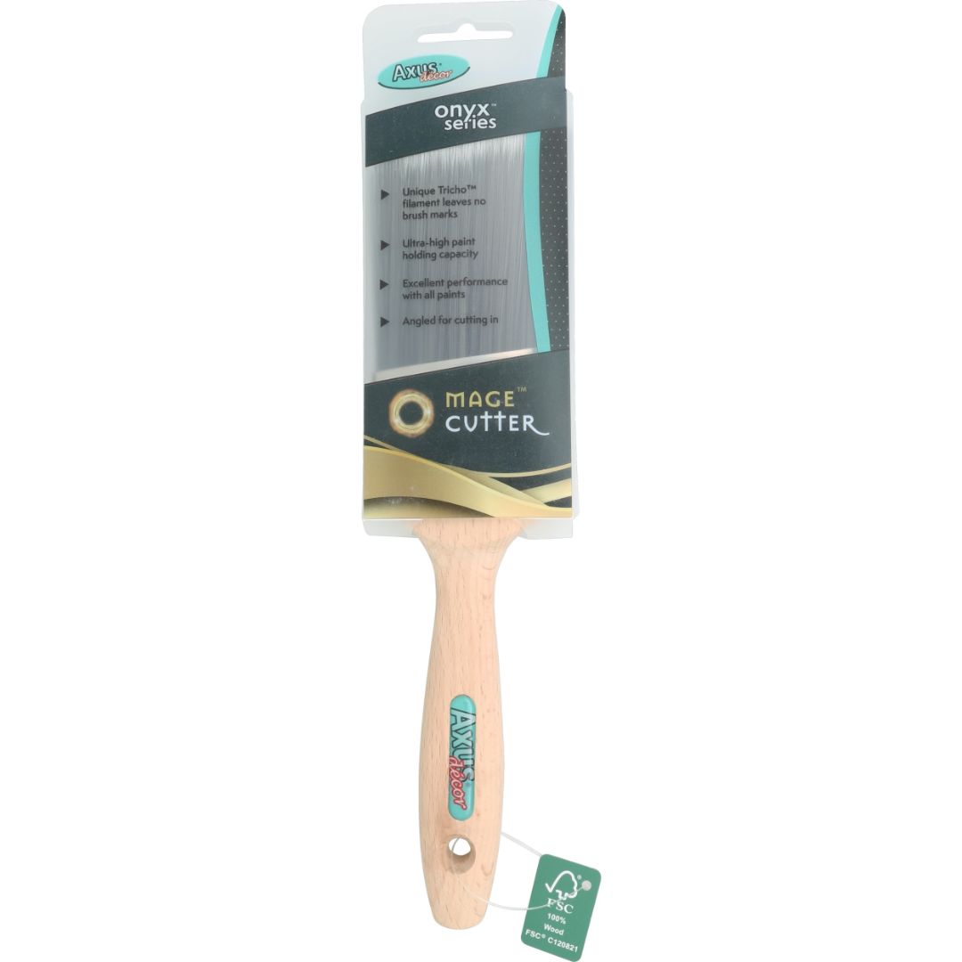 AXUS MAGE CUTTER BRUSH 2.5" (63MM) ONYX SERIES