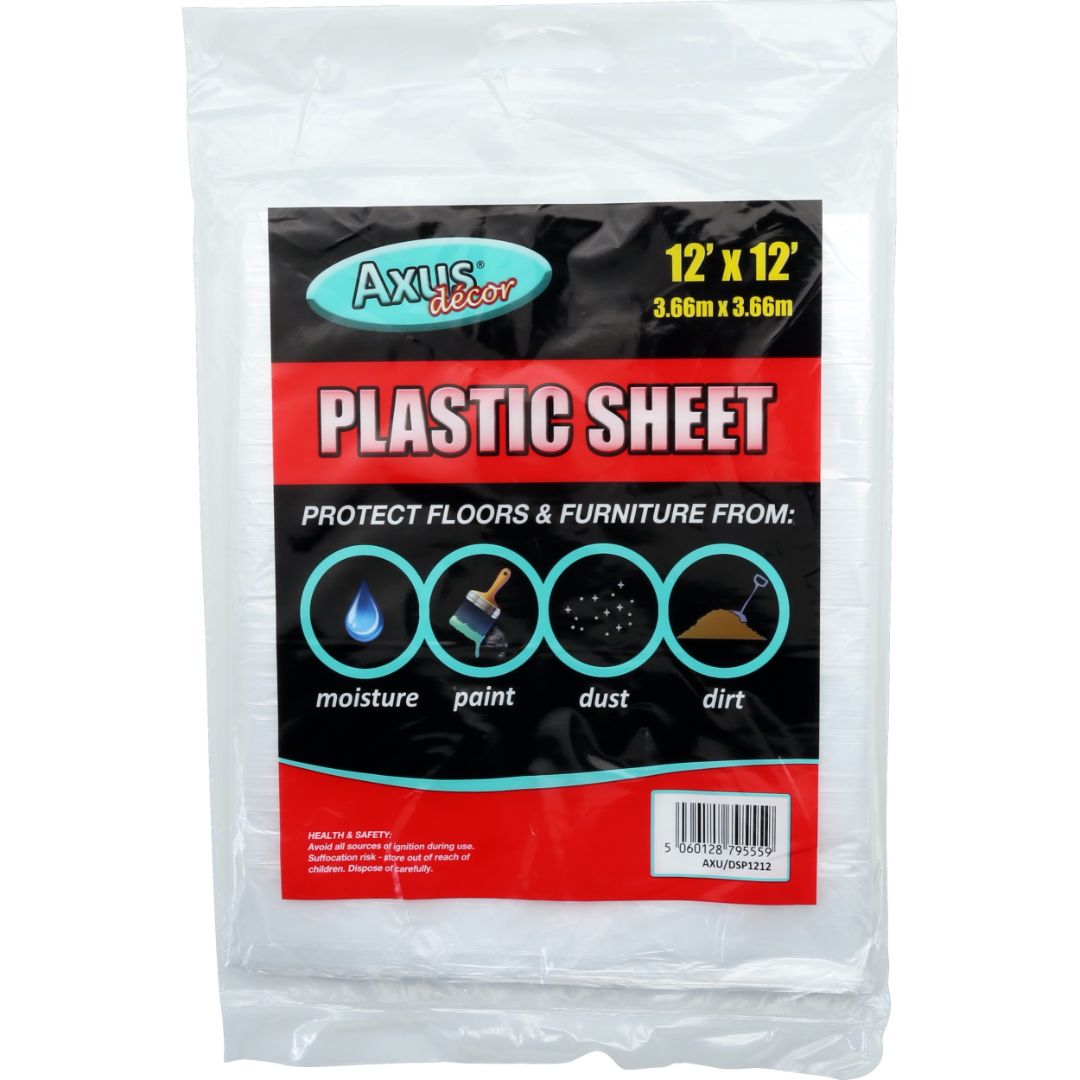 AXUS PLASTIC SHEET 12'X12'  (3.66M X 3.66M)