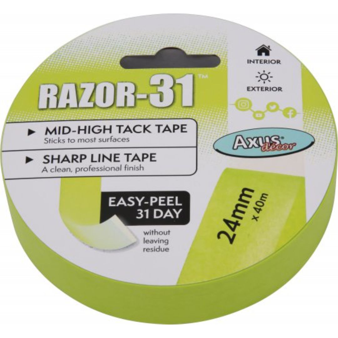 AXUS MID-HIGH TACK TAPE 48MM X 40M RAZOR 31