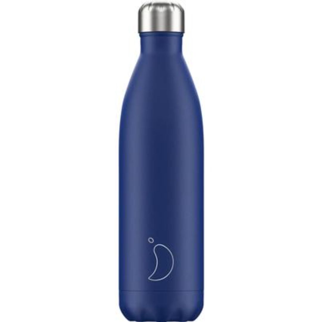 CHILLYS 750ML BOTTLE MATTE ALL BLUE