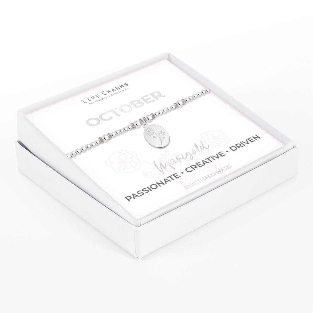 LIFE CHARMS BRACELET OCTOBER