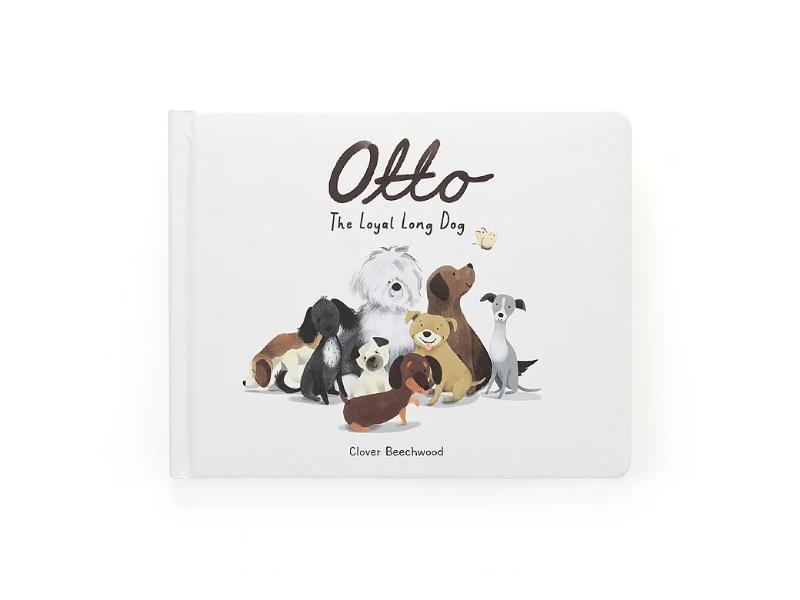 JELLYCAT OTTO THE LOYAL LONG DOG BOOK