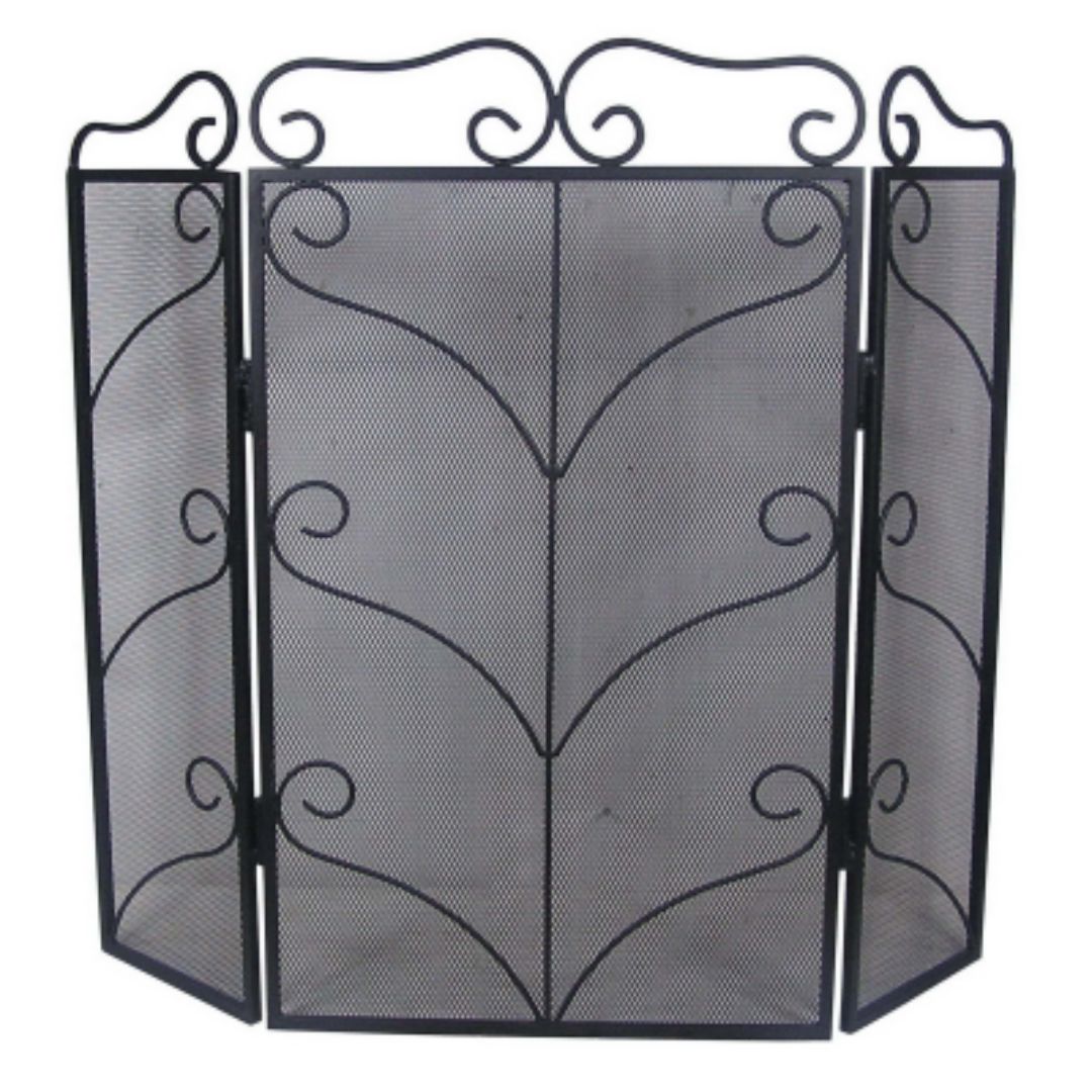 CASTLE LIVING 3 PANEL PATTERN FIRESCREEN | 28"