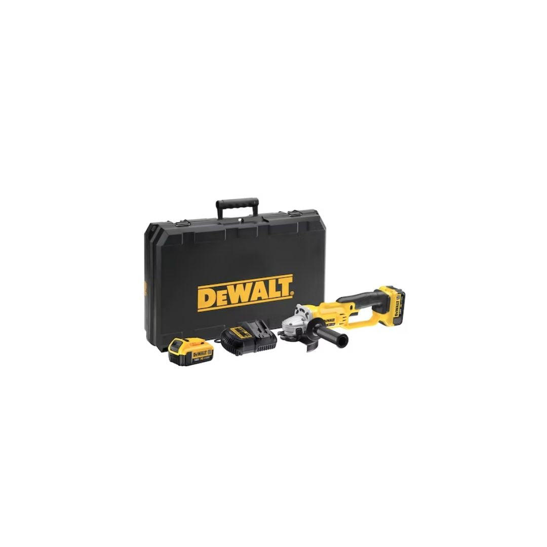 Dewalt 18V XR 125mm Angle Grinder 2 x 4Ah
