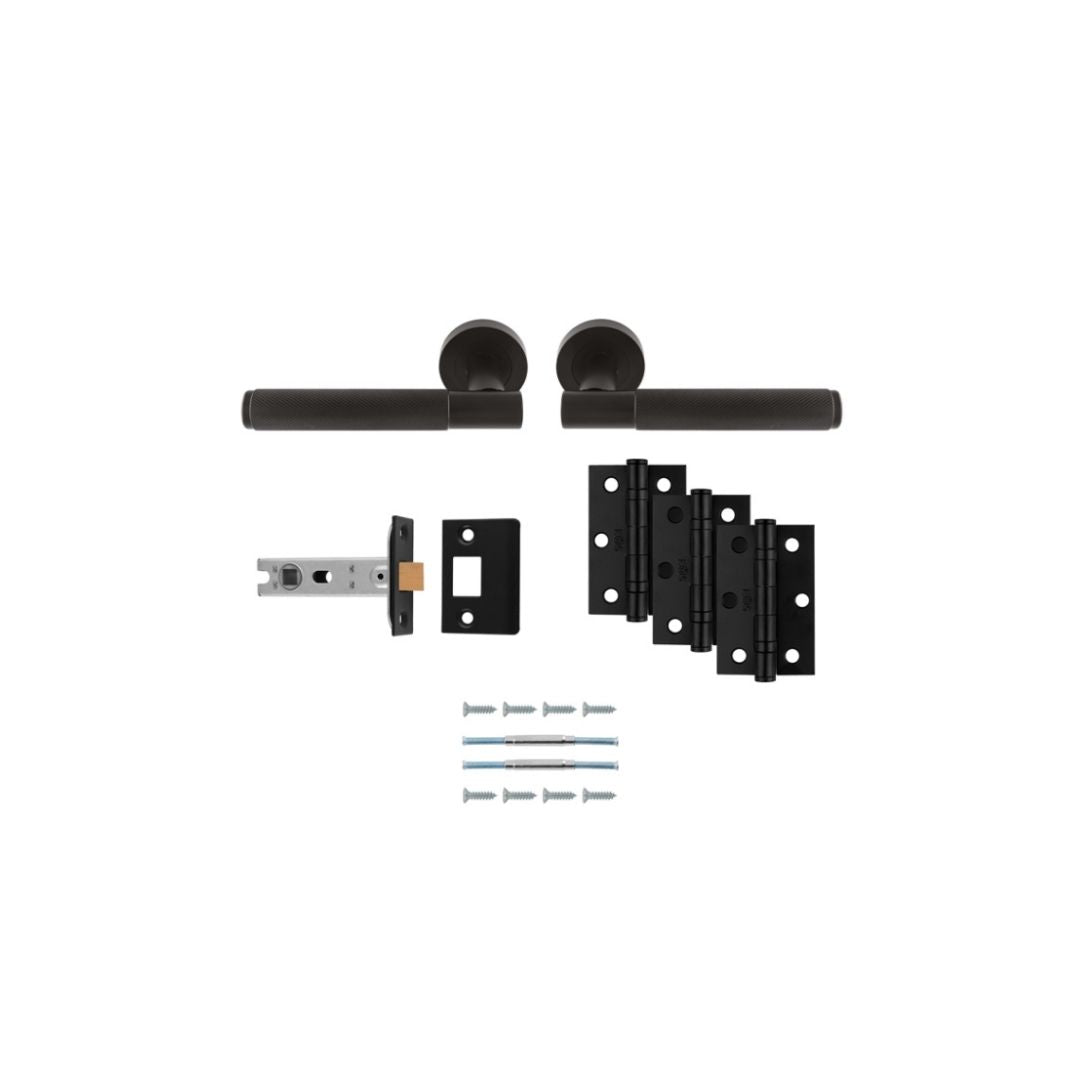 Carlisle Brass Lagos Latch Pack Ultimate Door Pack | Matt Black