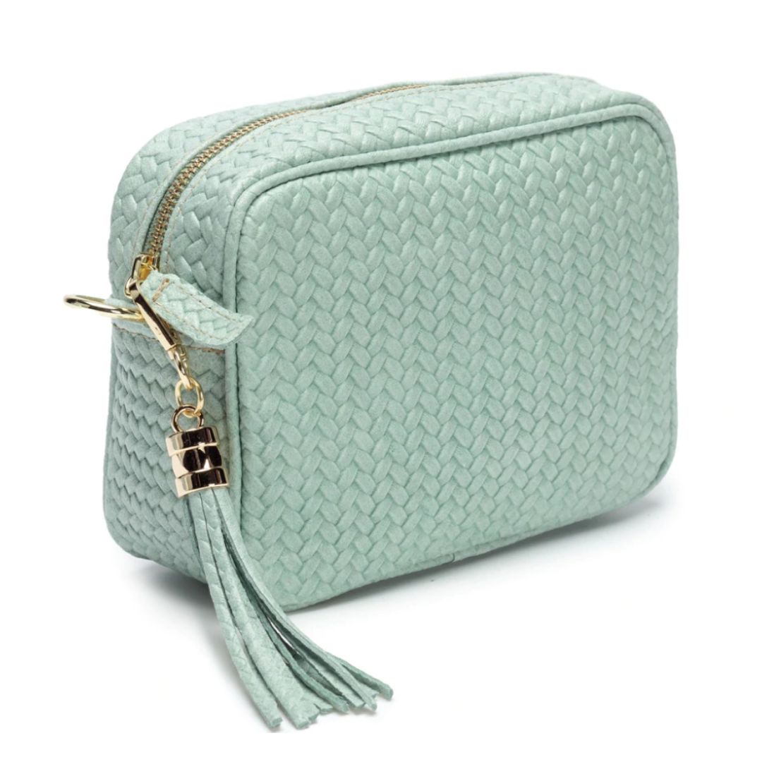 ELIE BEAUMONT WOVEN HANDBAG - MINT