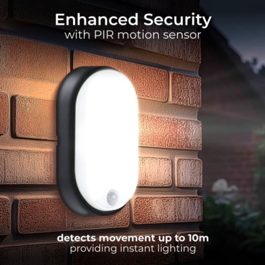 Luceco 10W Outdoor LED Bulkhead Light | EBEO10P40-01
