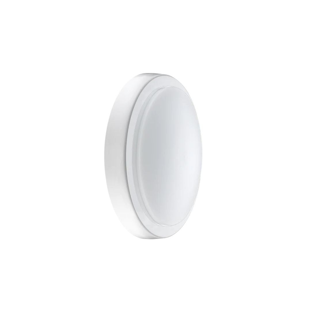 Luceco Eco Round LED Bulkhead 12W 1100lm IP54