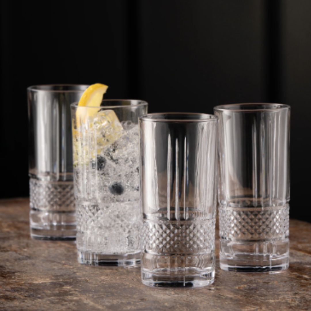 Galway Crystal Eyre Highball Glasses | Set of 4