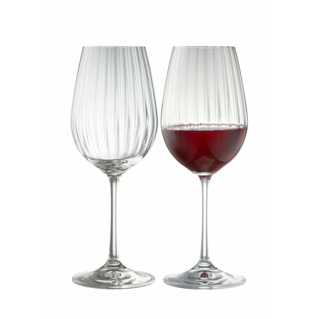 GALWAYS CRYSTAL ERNE WINE GLASS PAIR