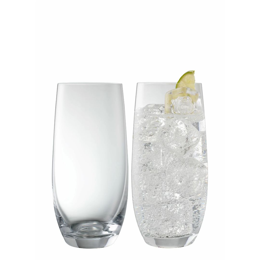 GALWAY CRYSTAL ELEGANCE HIBALL GLASS PAIR
