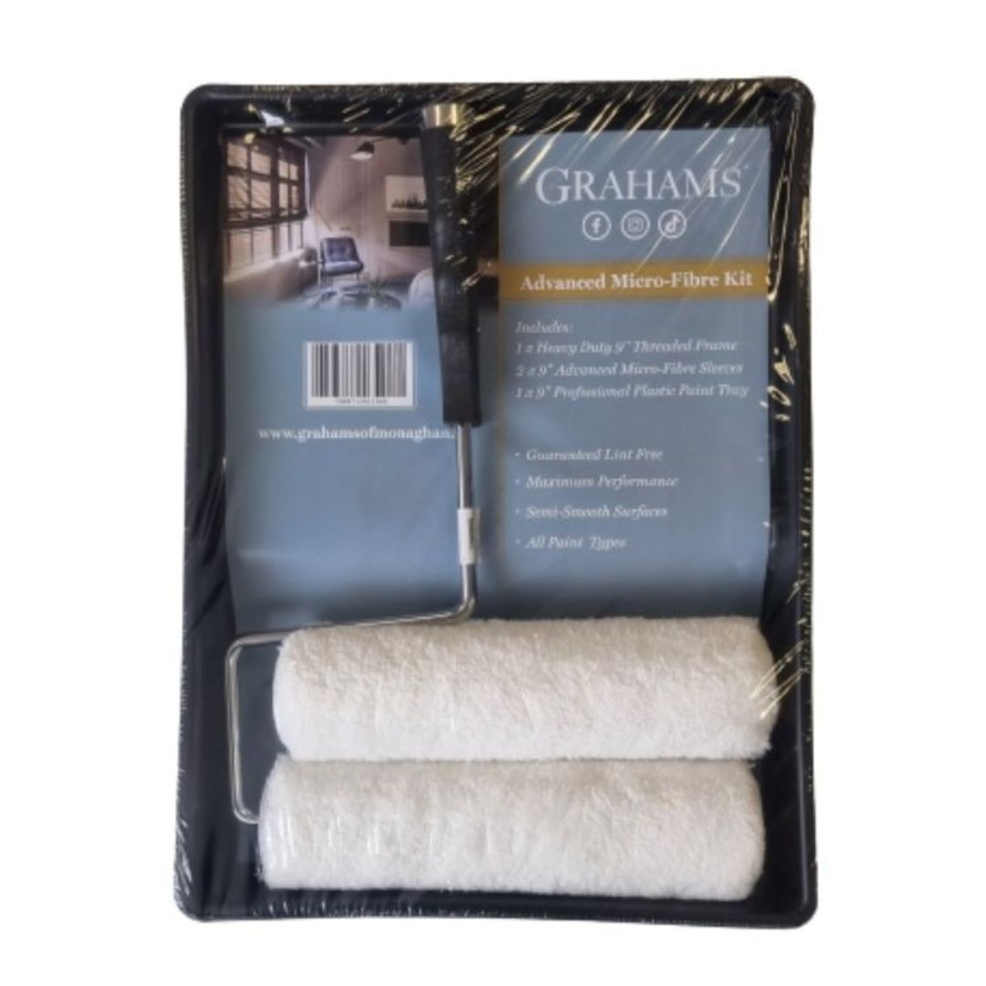 GRAHAMS PAINT TRAY MICRO-FIBRE KIT