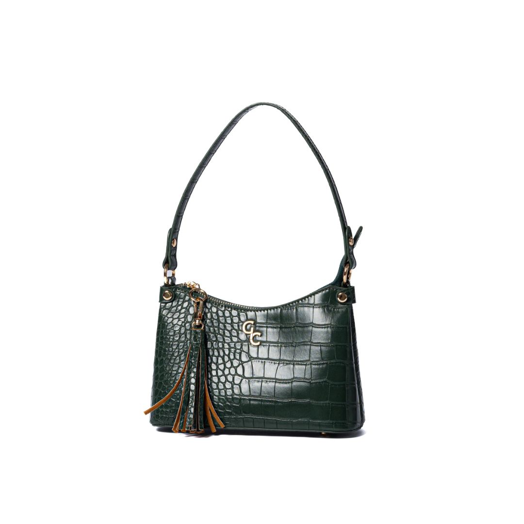 Green shoulder bag best sale