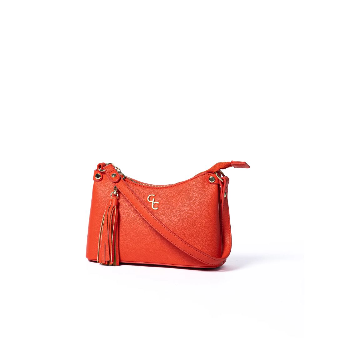 GALWAY MINI VERMILION SHOULDER BAG