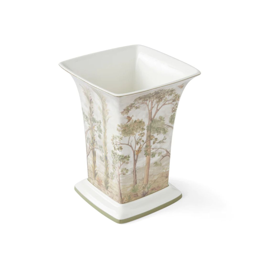 PORTMEIRION TALL TREES SQUARE VASE