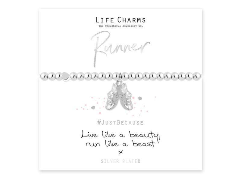 LIFE CHARMS BRACELET RUNNER