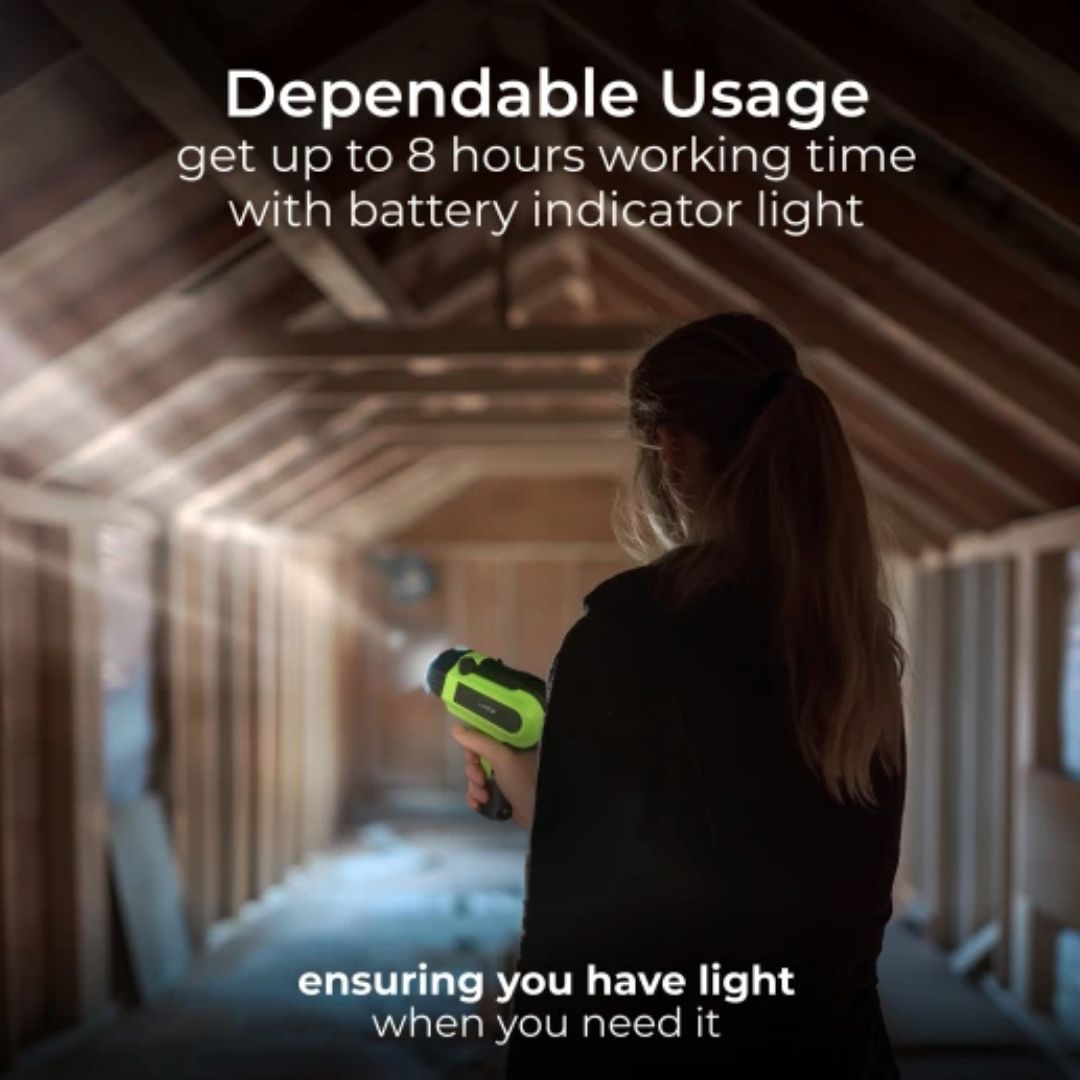Luceco 600lm USB-C Rechargeable LED Spotlight