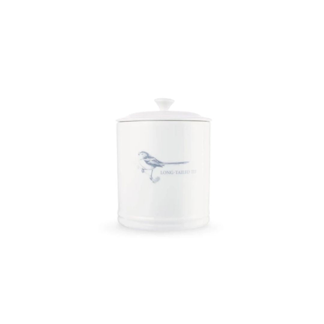 MARY BERRY ENGLISH GARDEN COFFEE CANISTER | LONG TAILED TIT