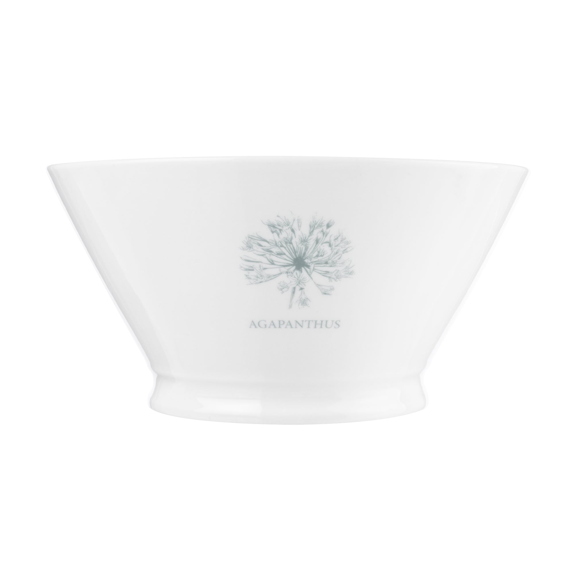 MARY BERRY ENGLISH GARDEN LARGE SERVING BOWL | AGAPANTHUS