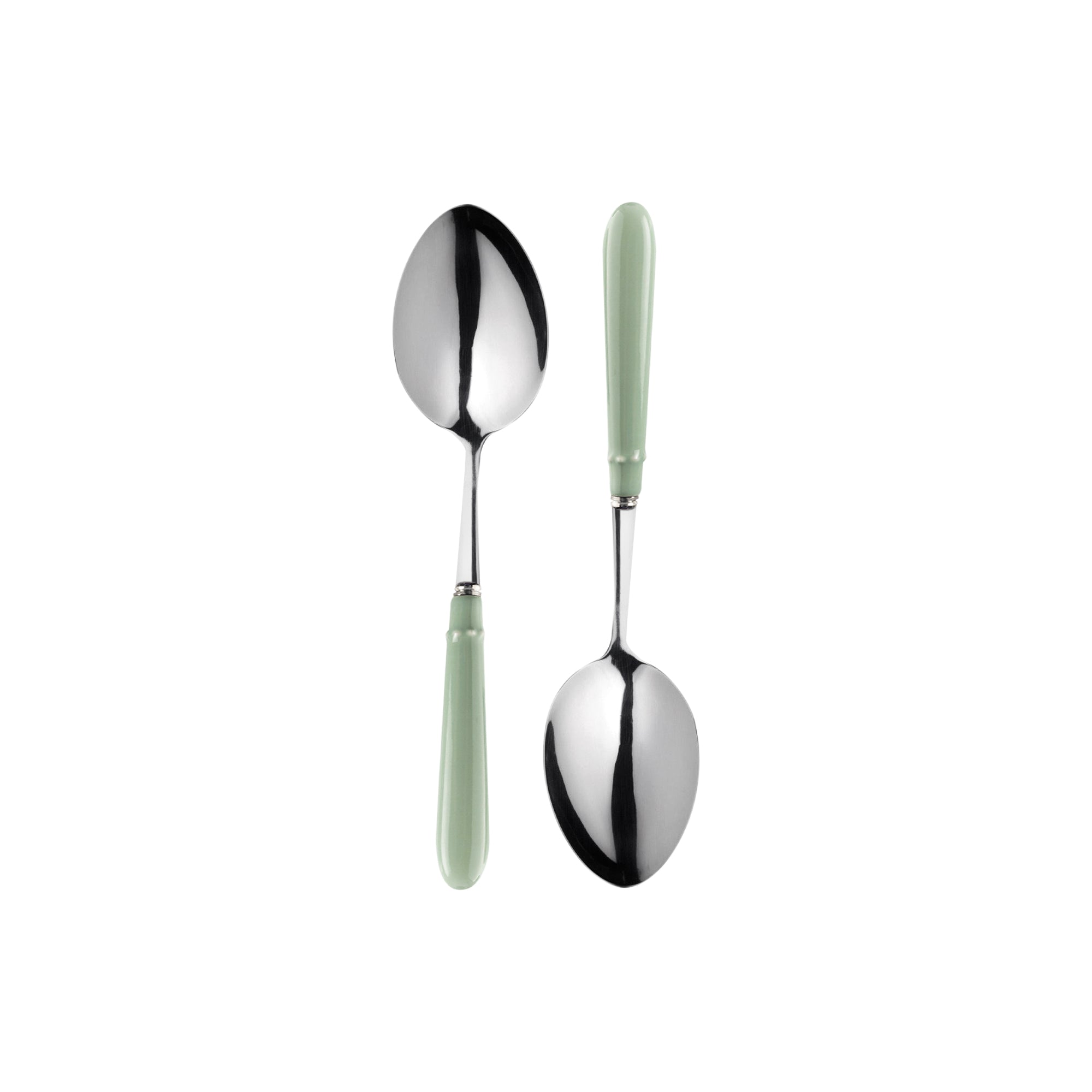 MARY BERRY SIGNATURE SET OF TWO SERVING SPOONS | PISTACHIO