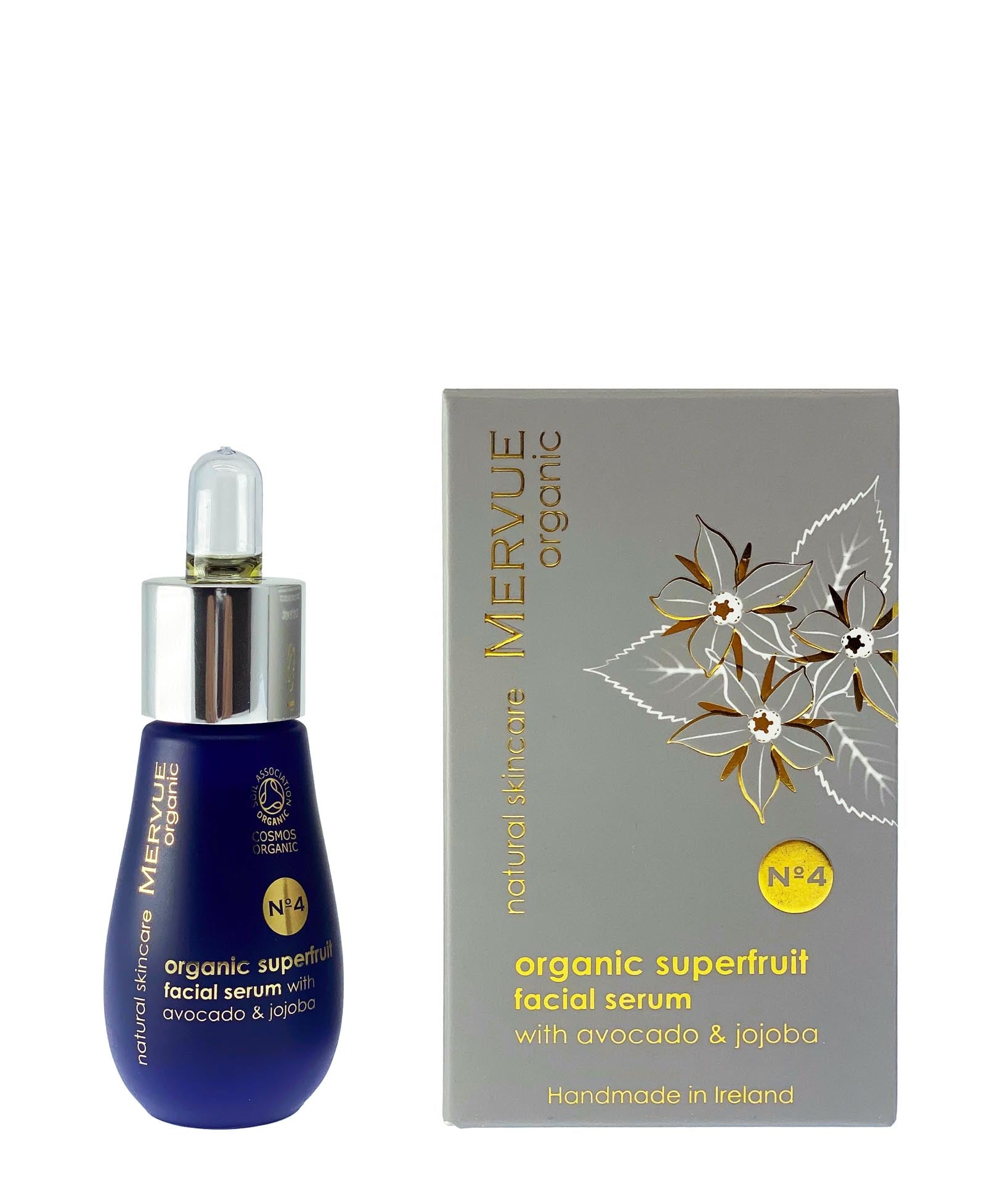 MERVUE ORGANIC SUPERFRUIT FACIAL SERUM WITH AVOCADO & JOJOBA