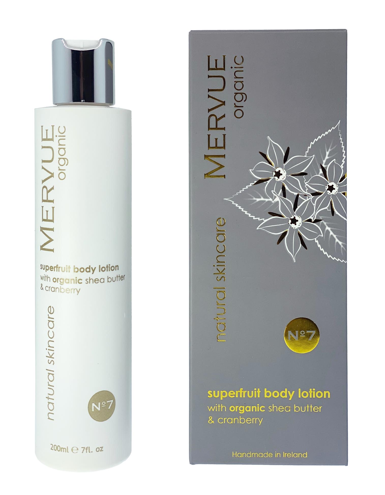 MERVUE SUPERFRUIT BODY LOTION WITH ORGANIC SHEA & CRANBERRY