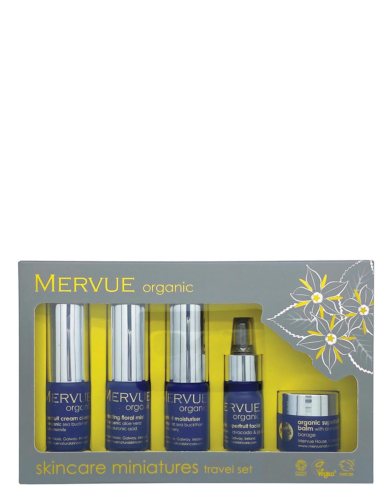 MERVUE SKINCARE MINIATURES TRAVEL SET