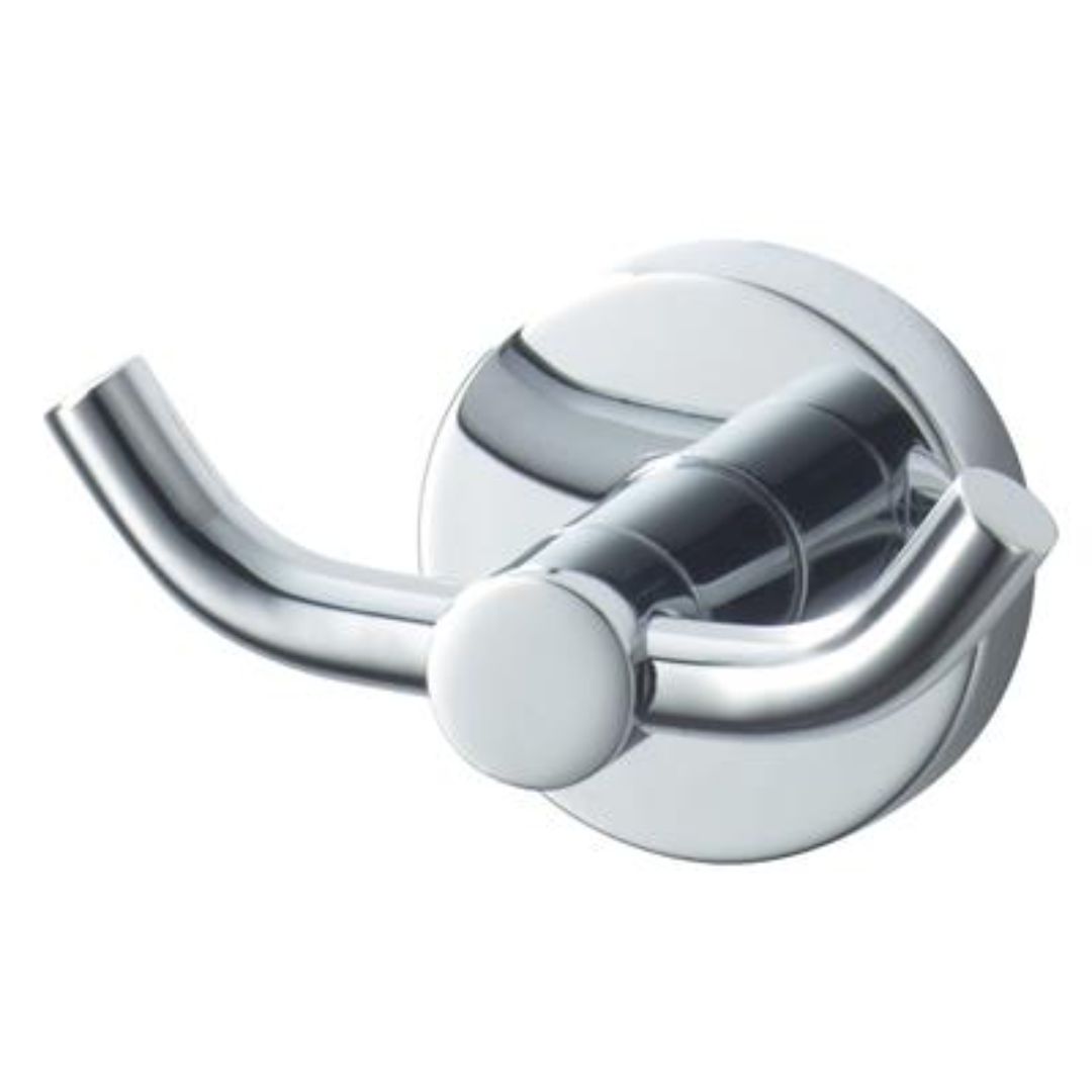 KOSMOS DOUBLE ROBE HOOK | CHROME