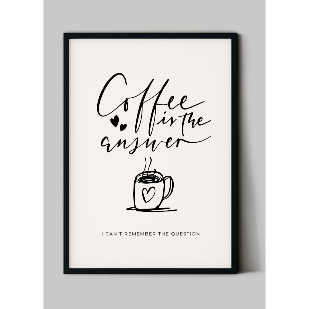 NATALIE MORIARTY DESIGN COFFEE IS THE ANSWER