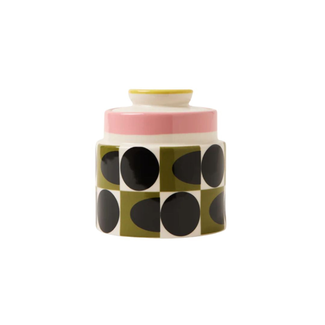 Orla Kiely Spot Square Oval Storage Jar
