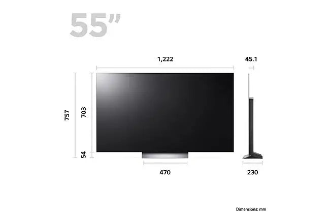 LG 55" C3 OLED EVO 4K SMART TELEVISION | OLED55C34LA.AEK