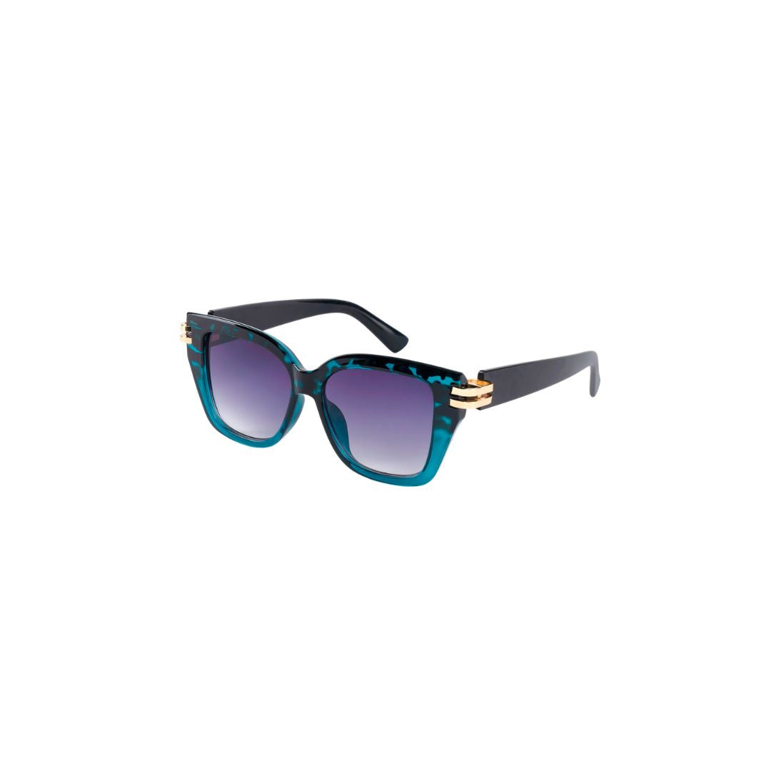 Powder Philomena Sunglasses | Teal Tortoiseshell