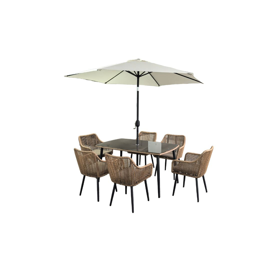 Porto Twisted Rope 6 Seater