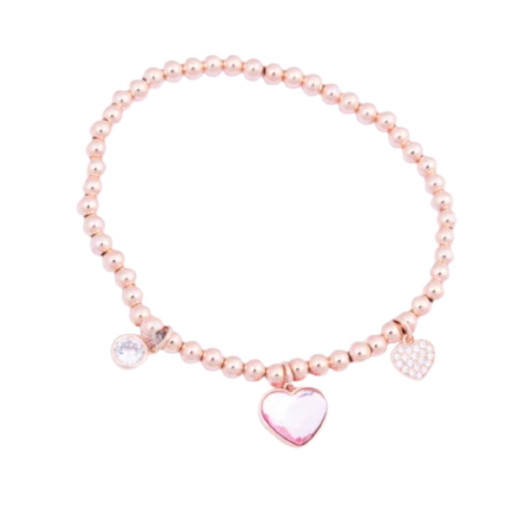 KNIGHT & DAY ROSE CRYSTAL BEADED BRACELET