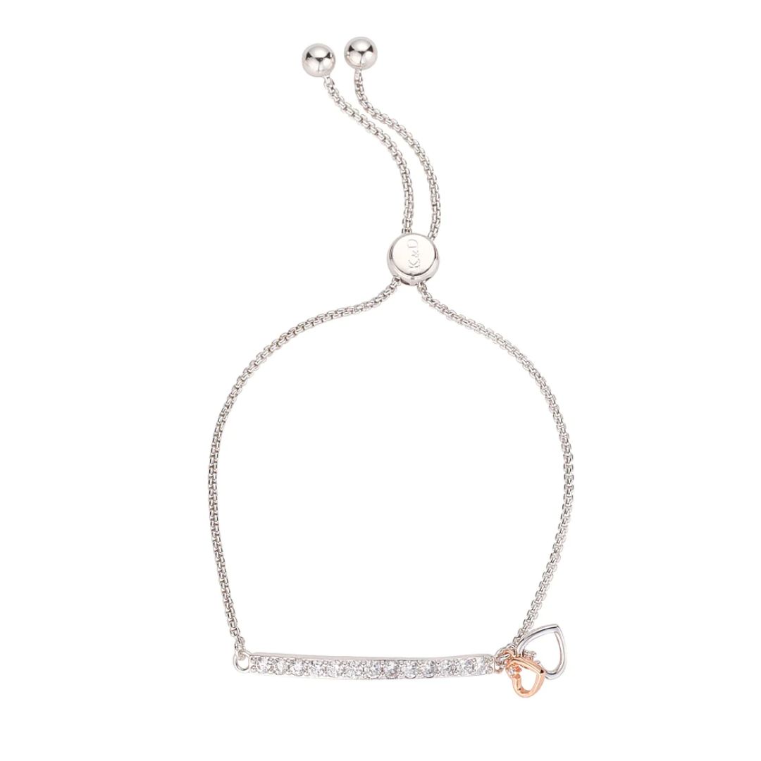 KNIGHT & DAY MIXED METAL BAR BRACELET