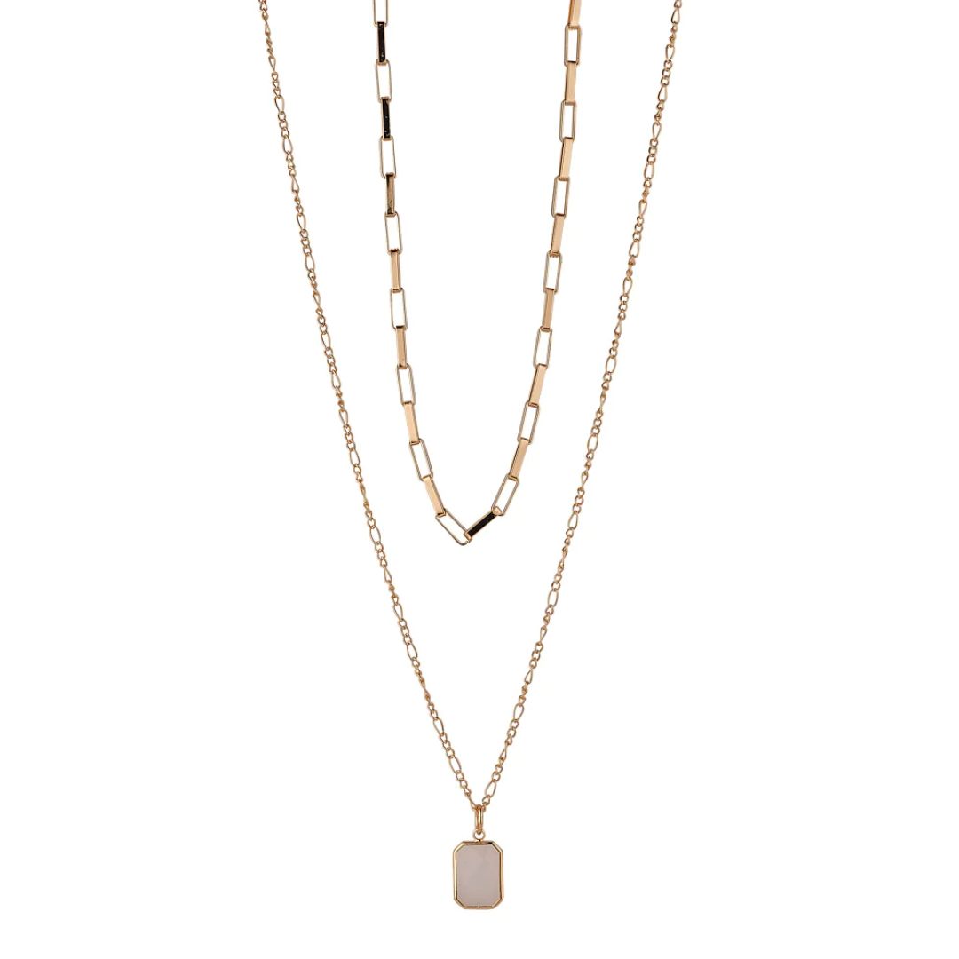 KNIGHT & DAY CLEO LAYERED NECKLACE