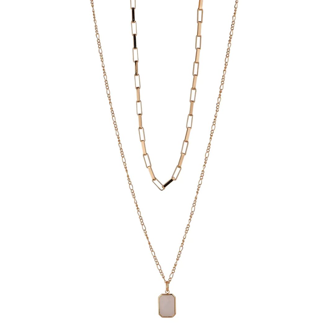 KNIGHT & DAY CLEO LAYERED NECKLACE